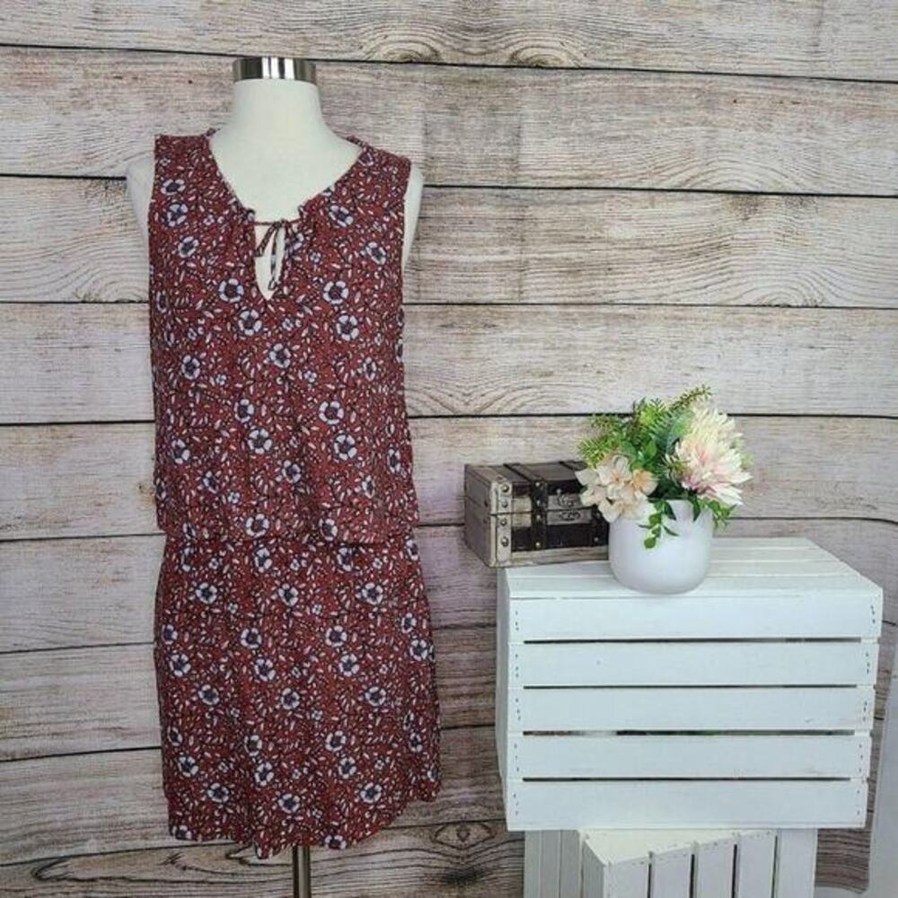 Splendid Women's Tiered Floral Tank Dress Size Small
